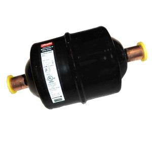 Danfoss 023Z5028 1/4in Liquid Line Refrigerant AC Filter Drier hvac refrigeration ODF 1.5-2.4tons Unidirectional 5-9/16in Long 3-1/8in Wide DCL 162S 