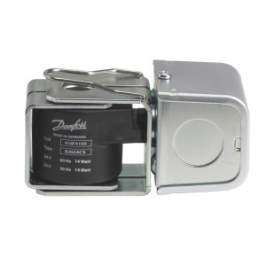 Danfoss 018F4110 Solenoid Coil 120 V,  50 Hz, 16 W, 60 Hz, 15 W, BJ120CS, Juction Box