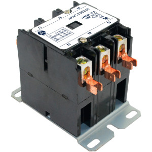 Appli Parts APAC-330240 Contactor 3 Polos 30A 240V Bobina Repuesto para Compresores de CA y Aplicaciones Electricas Certificacion UL E476929 de Trabajo Pesado