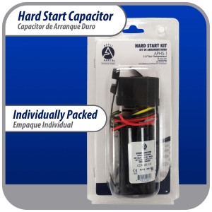 Appli Parts APHS-1 Start kit para aire acondicionado incluye Capacitor de arranque 88-108mfd 330V y relay potencial para equipos 1-3 T compresores scroll y reciprocantes 208-244V, 1Ph