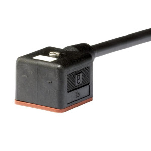 Danfoss 060G1034 Conector con Cable 5mts, Conexion DIN 43650-A, para AKS/Mbs