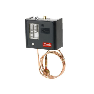 Pressure Control Danfoss Kpu1b 36" Capillary Tube, Manual Reset, (10 Psi) 060-5234
Danfoss 060-5234 KPU1B Low Pressure Switch, 28 inHg to 100 psi, SPDT, Manual Reset, 1/4 in Male Flare Connection