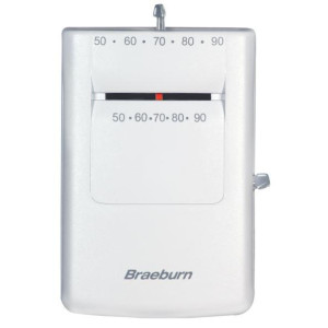 Termostato Mecanico Braeburn 500, 1C / 1H Gas / Electrico