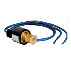 Switch de Presion Baja SUPCO SLP0530, Abierto 5 PSI Cerrado 30 PSI Voltaje Nominal 24/120/240 VCA a 50/60 Hz, 1/4 SAE 45 grados. Hembra Abocinada con Depresor de Nucleo de Valvula