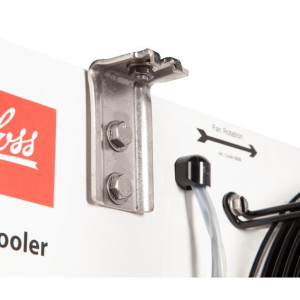 Danfoss 114U0018 Evaporator Optyma LMBP R404 32K Btu/hr at 25F SST MBP 26.6K Btu/hr at -20F SST LBP Electric Defrost 6FPI Low Profile 5 x 12in ECM Fans DACC RX L315.1A4/E1 230V/1Ph/60Hz 
