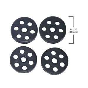 Appli Parts APAB-AFK3 Kit de montaje para soporte de Unidad Condensadora de Mini Split, incluye almohadillas de goma, tornillos, niveladores, expansores