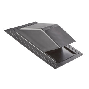 Lambro 356 Black Plastic Roof Vent 6 inch