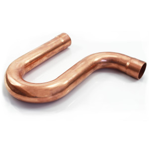 Appli Parts AP-PT012 1/2 in Wrot Copper Suction P-Trap ODF CxC connections for refrigeration, air conditioning and plumbing applications ACR and Type L copper pipe