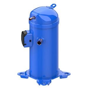 Danfoss HLH061T4LC6 5 tons 61, 000 btu/h R410A Scroll Compressor for Air conditioning 380-415/3/50, 460/3/60 V/Ph/Hz Discharge 1/2 in, Suction 7/8 in, ODF, PVE Oil 121L2052, 121L2049, 121L8475