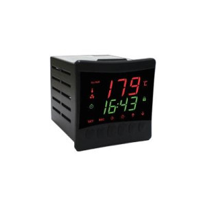 Full Gauge TO-751B Termostato para Horno 85-265v/50-60hz Thermon, Para Camaras de fermentación, 0 A 60c / 32 A 140f, 3 Salidas Para Relay, 2 Entrada Digital, 1 Sensor De Llama, 1 Alarma Interna