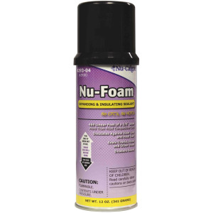 Nu-Calgon 4293-04 Nu-Foam Aerosol expanding, polyurethane, prepolymer foam sealant and insulating product