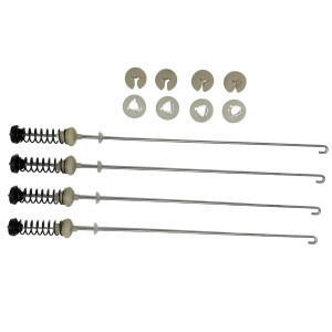 Whirlpool W910010044 Suspension Spring Kit 
Fits: W10780048 W10257088 W10349191 W10257087 W10349193 W10748952 W10821948 W10257088