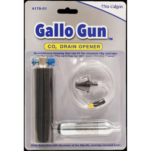 Nu-Calgon 4179-01 Gallo Gun CO2 Drain Opener