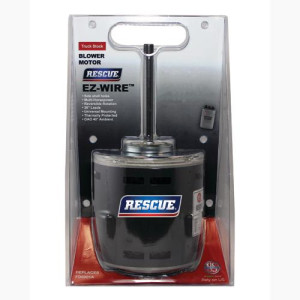 US Motors 5433 Rescue 1/2 Hp, 1075 rpm, 6 poles, 1 shaft, OPAO Enclosure, 4 speed, 5.6 diameter, CCW, Lead End, Reversible, 208-230 V, 60 hz, 1 ph, 10 mfd/370 VAC Run Capacitor K055KPR3346012B EZ-WIRE