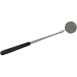MA-Line MA-142MA Round Magnifying Telescoping Mirror 2-1/4in Mirror 12in Length Extends to 27in