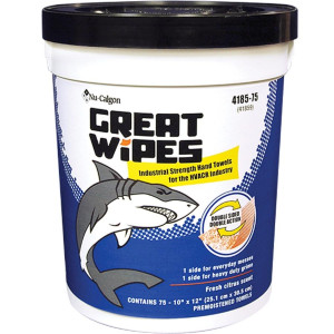 Nu-Calgon 4185-75 Great Wipes Hand towels made specifically for the HVACR and plumbing service technician