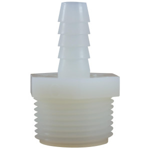 MA-Line MA-22013 Nylon Condensate Line Fitting Adapter 3/8 in Barb x 3/4 in NPT (4 per bag)