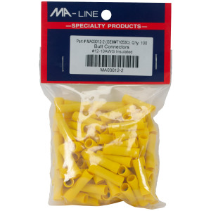 MA-Line MA03012-2 Conector de Empalme a Tope 12-10. Bolsa de 100