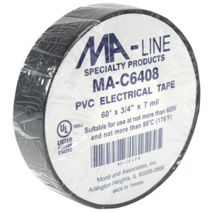 MA-Line MA-C6408 Teipe Electrico de 3/4pulg x 60pies MA-Line MA-C6408 Teipe Electrico de 3/4pulg x 60pies