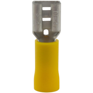 MA-Line MA02619-2 Quick Disconnect Flared Vinyl Insulated Female 12-10, 250 TAB. Bag of 100ea