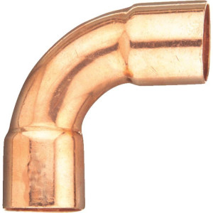 Appli Parts AP-C258L 90 Degree Elbow Long turn 2-5/8 in Copper pipe fittings CxC Sweat connections for refrigeration, air conditioning and plumbing applications ACR and Type L copper pipe 
