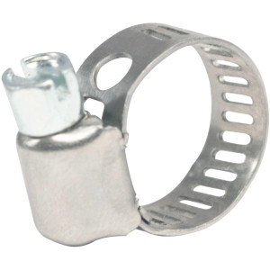 MA-Line MA-6202BX Hose Clamp 1/4in to 5/8in Diameter. Size 04. Micro Gear (10 x Bag)