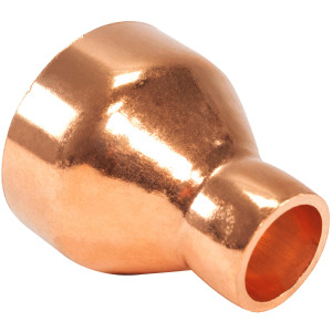 Appli Parts AP-R138058 Reductor de Cobre de 1-3/8x5/8 pulg Conexiones CxC soldadas para aplicaciones de refrigeracion, aire acondicionado y plomeria Tuberia de cobre ACR y Tipo L