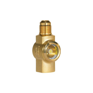 Danfoss 0140171 Sight Glass 1/4in Internal x 1/4in External Flare SGP 6 N R1234yf R1234ze R1270 R134a R22 R32 R404a R407a R407c R407f R410a R448a R449a R450a R452a R452b R454b R507 R513a R744 Co2 014l0171
