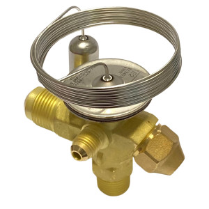 Danfoss 068Z3403 1/4 - 5.5TR Expansion Valve Body, TE 2, R404,R507A, 3/8x1/2 in, Flare, External Equalized, Single-Flow, -40 to 50 F, Capacity determined by Orifice size Sold Separately, Identical Product 068Z3555