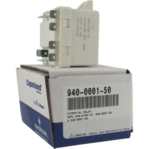 Copeland 940-0001-50 Potential Relay 340-360A Pickup 55-125A Dropout, RVA4AQ6D 920 