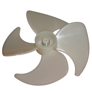 Appli Parts APFB-0102W Aspa Plastica 10 cm Para Motor Evaporador de Nevera Refrigerador, remplazo para marcas como LG, Samsung, Daewoo, Nisato, Daka, Sankey, Pulley, Hitachi, Hoover y otras mas