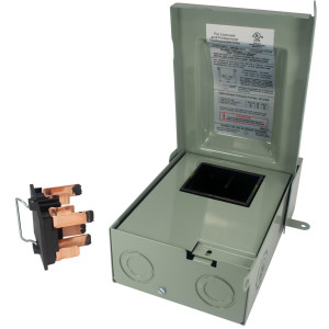 MA-Line MA-WSFD30A Caja Electrica de Desconexion con Fusible 30A (No Incluido). Listada UL y CUL para 240VAC. Mono Fasica. Cerramiento Externo NEMA Tipo 3R 