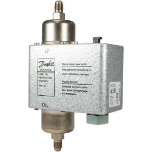 Danfoss 060B201291 Differential Oil Pressure Control MP55, 4.3 to 65 Psig regulation,175 psig LP side, 60 Sec Delay Time, 1/4 in M Flare Connection