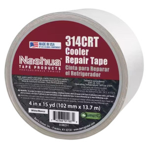 Tape/Cinta Para Reparar Cuartos Frios Blanco (4inX15yds) Nashua 314crt Tape/Cinta Para Reparar Cuartos Frios Blanco (4inX15yds) Nashua 314crt