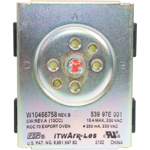 Whirlpool WPW10466758 Switch para Horno W10466758