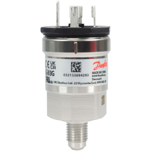 Danfoss 060G0090 Transductor de Presion AKS 32R, Flare 1/4 pulg, conexiones 7/16-20