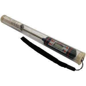 Appli Parts APTT-DPD Termometro Digital de Bolsillo -50C a 300C (-58 F a 572 F) con sonda de acero inoxidable de 4.5 pulg para multiples aplicaciones
