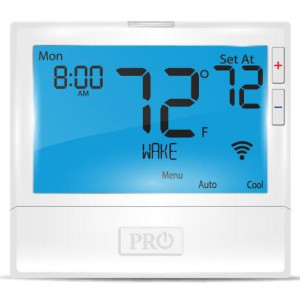 Honeywell T855iSH PRO Wifi Thermostat, Up to 2 Heat, 3 Cool Conventional, Up to 5 Heat, 3 Cool Heat Pump, Hardwire Only, 7 Day, 5/1/1 or Non-programmable