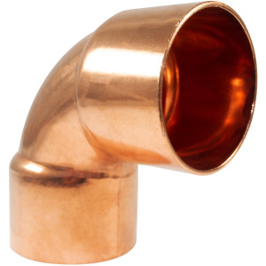 NDL N-1647 Codo de 90 grados giro Corto1-1/8 pulg Accesorios de tuberia de cobre CxC Conexiones soldadas para aplicaciones de refrigeracion, aire acondicionado y plomeria Tuberia de cobre ACR