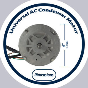 Fan Motor for Air Conditioner Condenser Outdoor Unit YKS-230-6-3L YDK230-6F-1(B) 11002012004354, 202400400576


