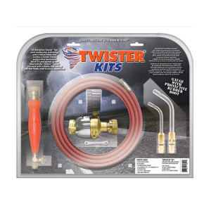 Uniweld X3BU Twister Kit is a professional grade kit for use in soldering and brazing. Includes: RB Regulator TH6 Handle A-3 A-11 Twister tips