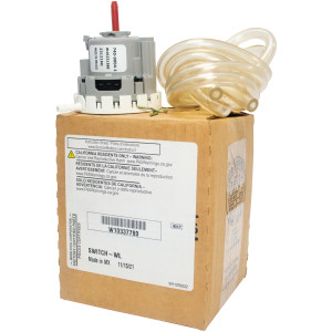 Whirlpool W10337780 Presostato Lavadora Nivel de Agua incluye Manguera, Remplaza 3366847, 3950421