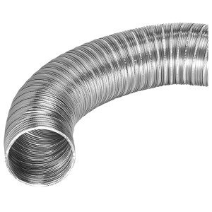 Lambro 302T Flexible Semi-Rigid Aluminum Duct 4 inch X 8 ft