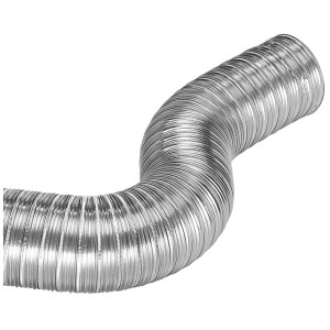 Lambro 302T Flexible Semi-Rigid Aluminum Duct 4 inch X 8 ft