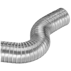 Lambro 304T Flexible Semi-Rigid Aluminum Duct 5 inch X 8 ft