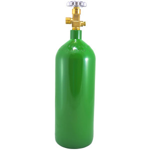 Uniweld R20 Oxygen Tank, Green, 20 cu ft