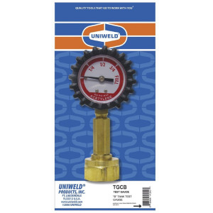 Uniweld TGCB Manometro de prueba para Tanque B