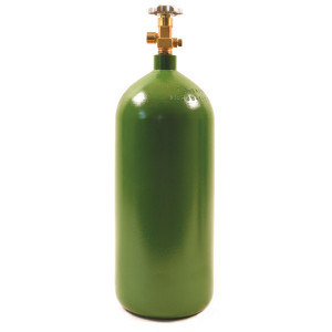 Uniweld R40 Oxygen Tank, Green, 40 cu ft