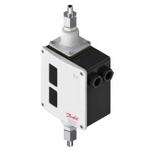 Danfoss 017D002166 RT260A Differential Pressure Switch, 7.3 to 58 psi. SPDT, Auto Reset, 3/8 in Male G Connection
