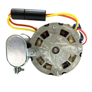 US Motor 9721 1/12 1/15 1/20Hp 1550 rpm, 4 poles, 1 shaft, OAO Enclosure, 3.3 diameter, Reversible, 115V-230V/50/60Hz/1Ph 9721 K033DGV1434014B 3.78in frame, 3.25in shaft
